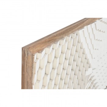 Изголовье кровати Home ESPRIT Белый Натуральный 180 X 5 X 90 CM