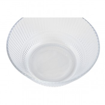 Салатница Home ESPRIT Прозрачный 22 x 22 x 9,5 cm