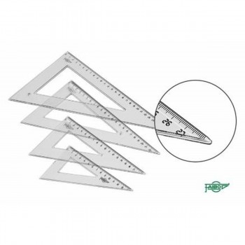 Правило Faibo Прозрачный 25 cm (20 штук)