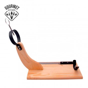 Деревянная Подставка для Нарезки Хамона EDM Коричневый Деревянный древесина сосны 35 x 1,5 cm 41 x 44 cm