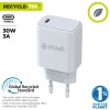 Сетевое зарядное устройство Muvit MCACC0014 Белый 30 W