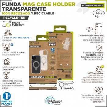 Чехол для мобильного телефона Muvit for Change iPhone 15 Pro Max Магнитный