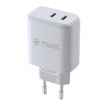Сетевое зарядное устройство Muvit for Change HC-175 Белый 20 W 45 W