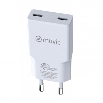 Автомобильное зарядное устройство Muvit for Change HC-263C Белый 30 W