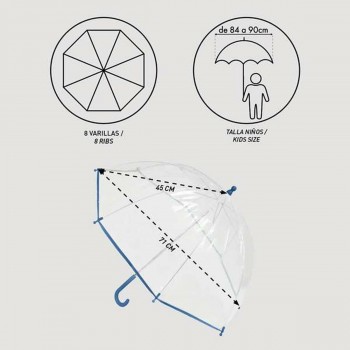 Купольный зонт Minnie Mouse 2400-0512 Красный 100 % POE 45 cm