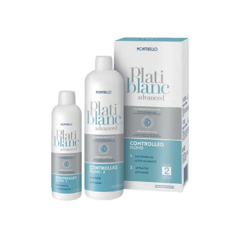 Парикмахерский набор Montibello Platiblanc Advanced Controlled Blond Обесцвечивающее средство 2 Предметы