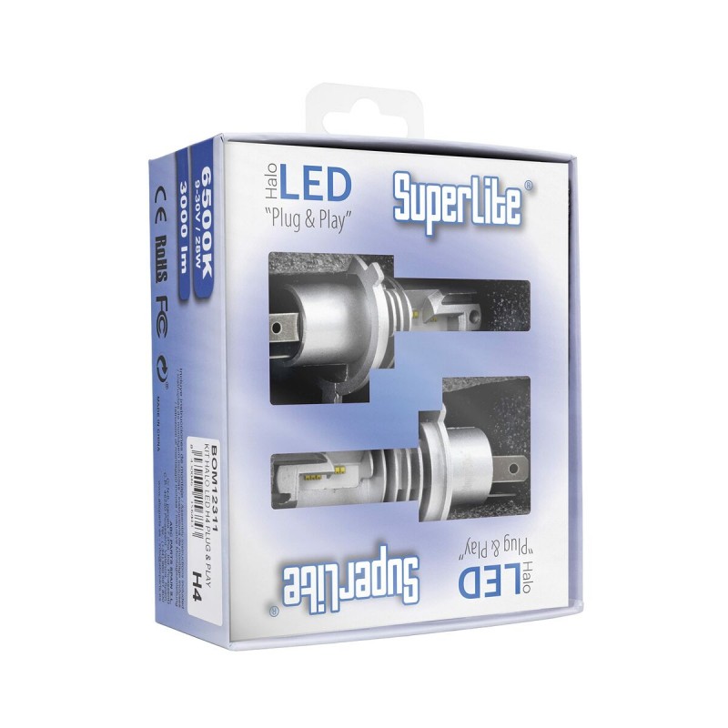 галоген LED комплект для переоборудования Superlite BOM12311 H4 28 W 6500 K LED (2 штук)