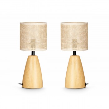 Настольная лампа Gift Decor Коричневый 60 W 2 штук