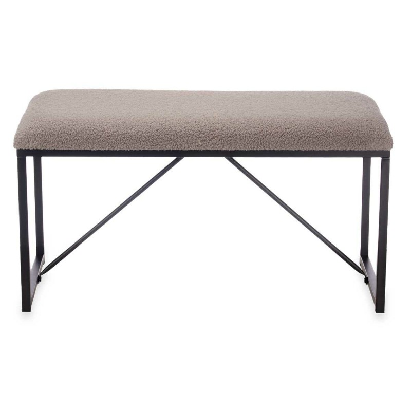 Скамья Gift Decor Коричневый Металл Ткань 81 x 42 x 38 cm