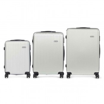 Набор багажа Светло-серый Лучи 3 Предметы