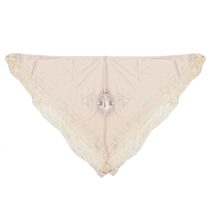 шаль PGMM33  Слоновая кость 140 cm