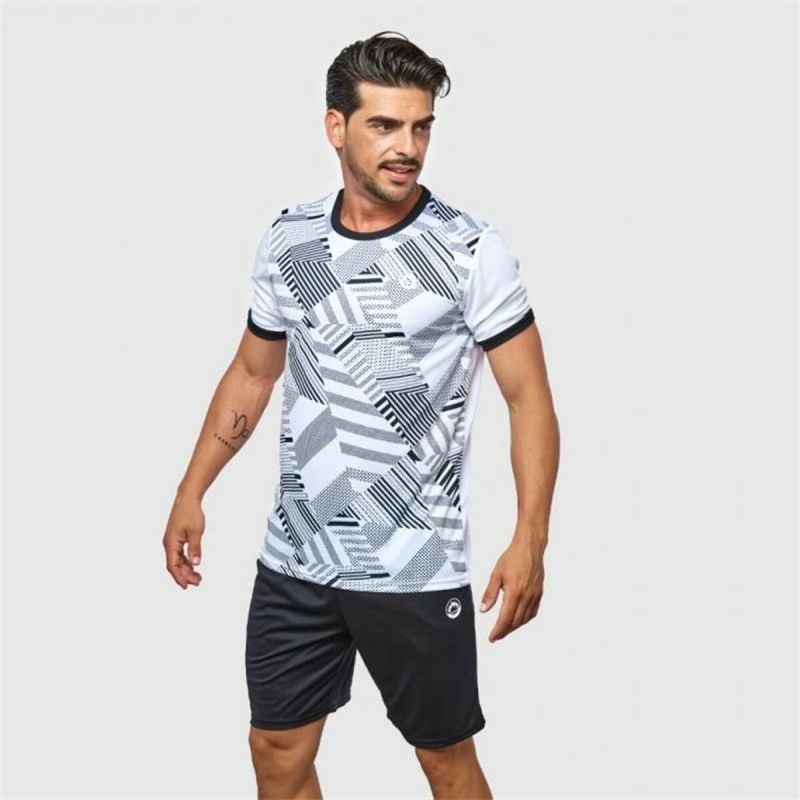 Спортивный костюм для взрослых J-Hayber Tire Белый 2 Предметы