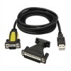 Адаптер USB—RS232 NANOCABLE 10.03.0002 Чёрный 1,8 m