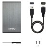 Корпус для жесткого диска TooQ TQE-2527G 2,5" SATA USB 3.0 Чёрный