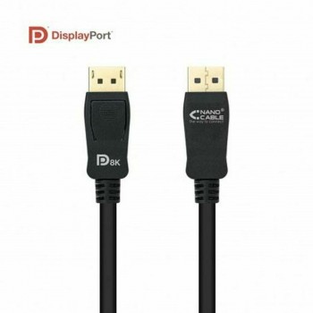 Кабель Displayport NANOCABLE 10.15.2502 Чёрный 2 m HDR 8K Ultra HD