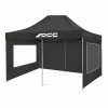 Стена Палатки OCC Motorsport OCCCARP31 Racing Чёрный полиэстер 420D Oxford 3 x 2 m Окно 2 штук