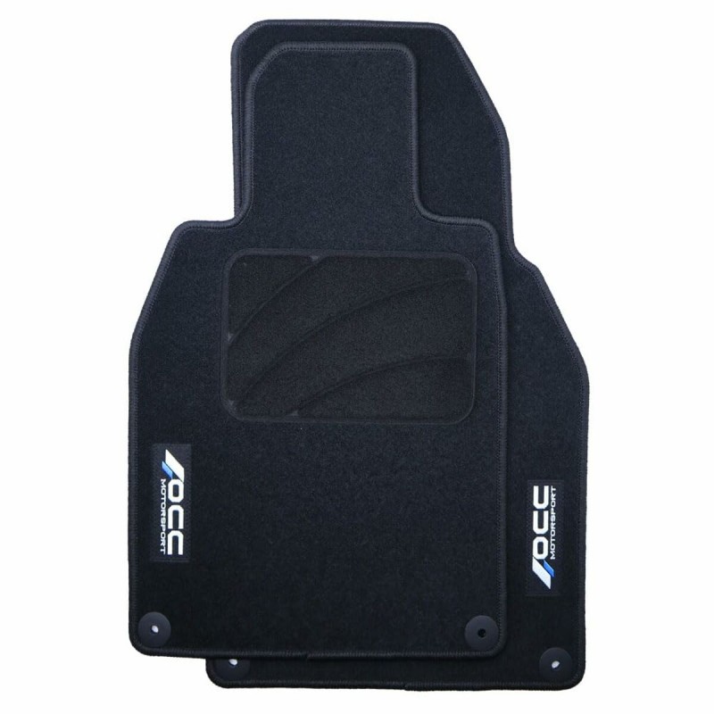 Комплект автомобильных ковриков OCC Motorsport OCCPS0014LOG Чёрный Porsche 911 992 Велюр 5 Предметы