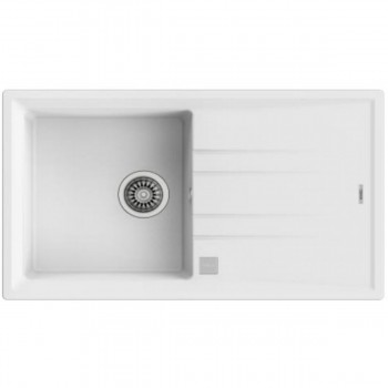 Раковина с одной мойкой и сливом Teka Stone 50 B-TG 1C 1E
