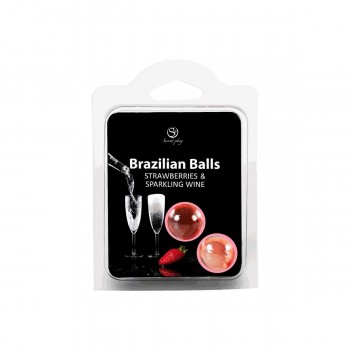 Лубрикант Secret Play Клубника Клубничное шампанское 4 ml 2 Предметы