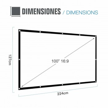 Экран для проектора iggual ECO COST 100 100"