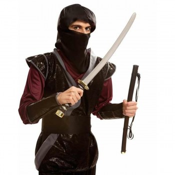 Детский электрический самокат Vespa Чёрный Нидзя 74 cm