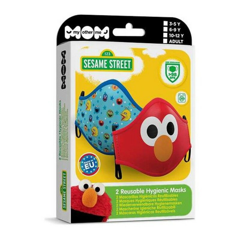 Гигиеническая маска многоразового использования Sesame Street Premium 3-5 года