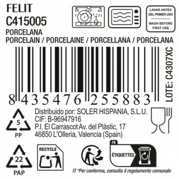 Блюдо для десертов La Mediterránea Felit (ø 19 cm)