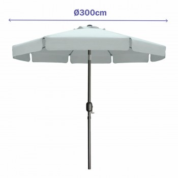 Пляжный зонт Marbueno Белый Ø 300 cm