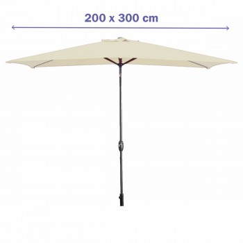 Пляжный зонт Marbueno Бежевый 200 cm 200 x 300 cm