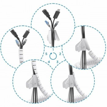 Органайзер для Кабелей Aisens A151-0919 Белый