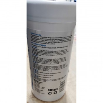 Стерильные влажные салфетки (упаковка) TM Electron 100 uds