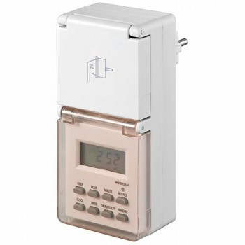 Розетка с цифровым таймером NIMO 230 V 16 A Внешний еженедельно