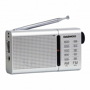 Портативное радио Daewoo Чёрный AM/FM