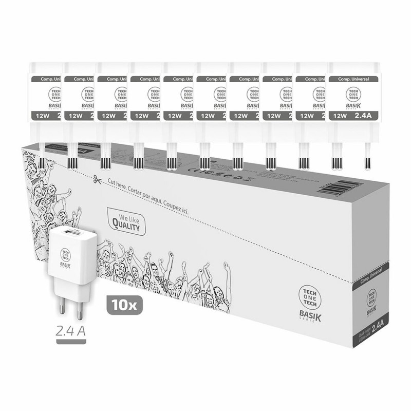 Сетевое зарядное устройство Tech One Tech TEC2954 USB-A