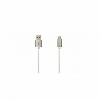 Кабель USB A — USB C DCU Серебристый (1 m)