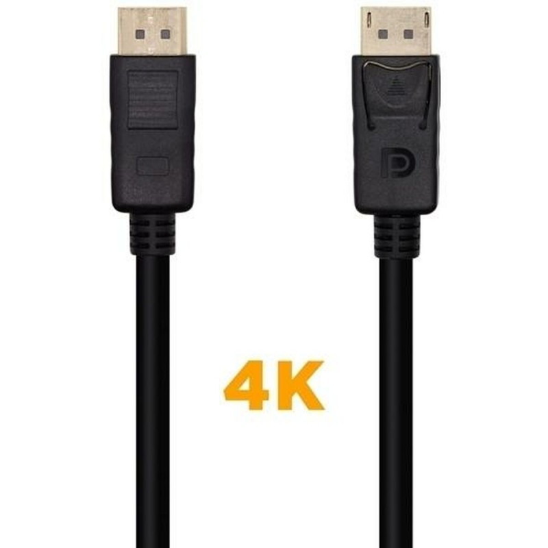 Кабель Displayport Aisens A124-0548 Чёрный 50 cm