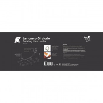 Деревянная Подставка для Нарезки Хамона TM Home Темно-коричневый