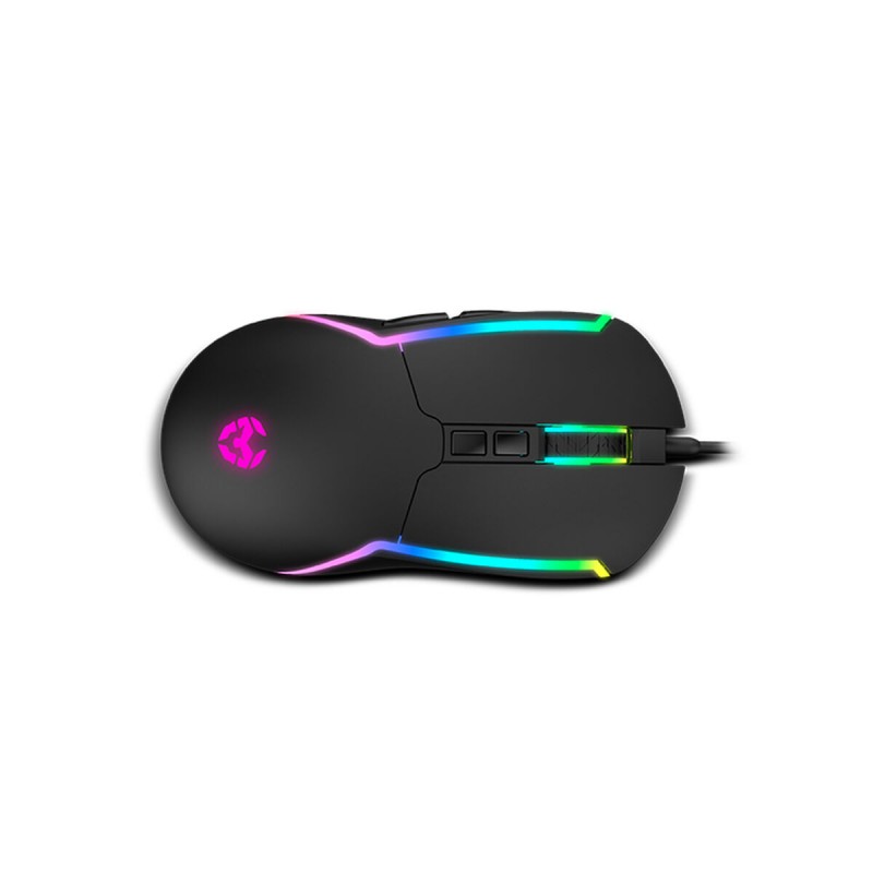 Игровой набор Krom Kenya Чёрный Испанская Qwerty