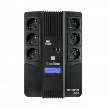 Система бесперебойного питания Интерактивная SAI CoolBox COO-SAISCU3-800 800 W 480 W