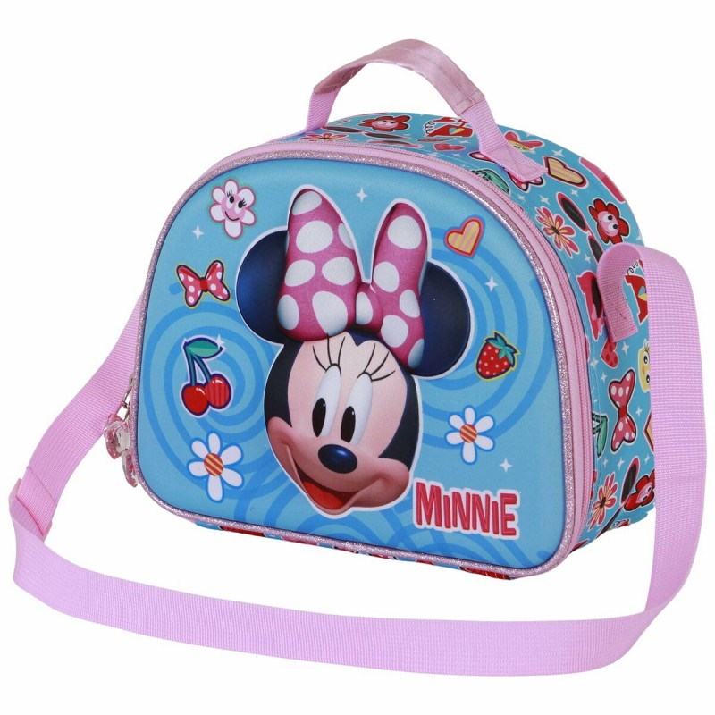 Термическая коробочка для завтрака 3D Minnie Mouse Happiness Розовый 25,5 x 10 x 20 cm