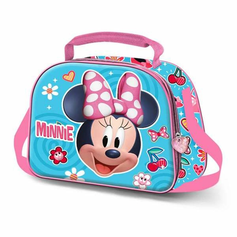 Термическая коробочка для завтрака 3D Minnie Mouse Happiness Розовый 25,5 x 10 x 20 cm