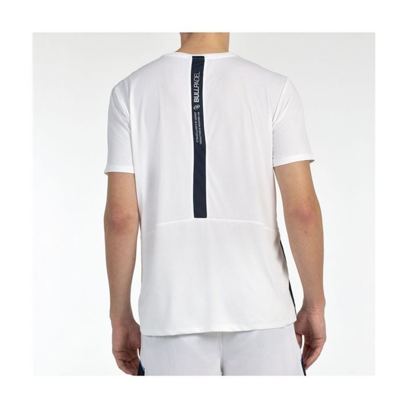 Футболка с коротким рукавом мужская Bullpadel Bilao Белый паделя
