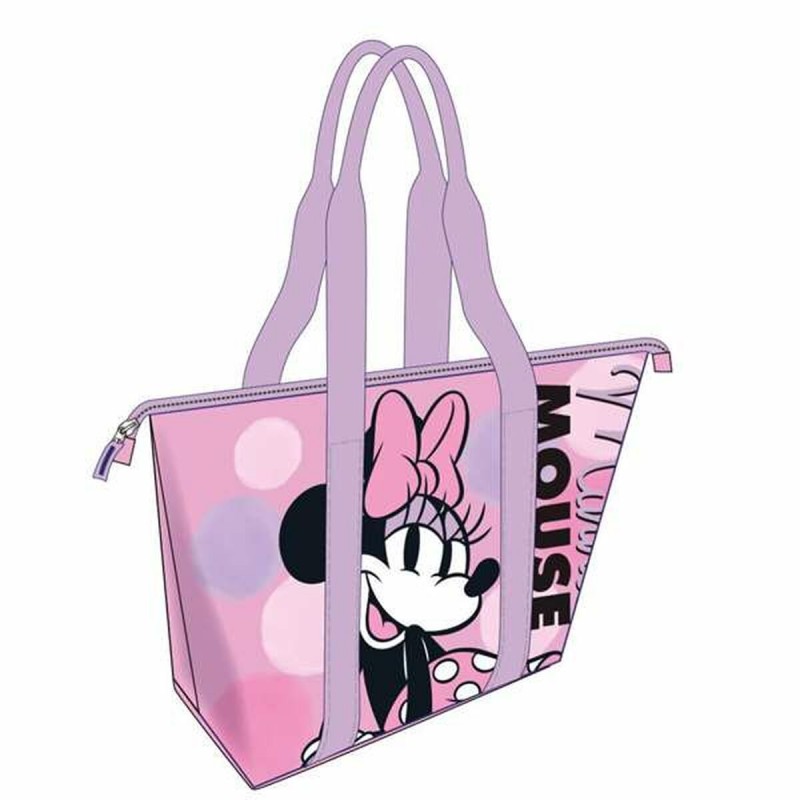 Пляжная сумка Minnie Mouse Розовый 47 x 33 x 15 cm