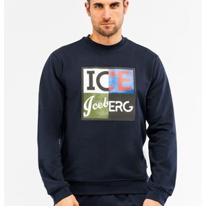 ROUNDNECK WITH BIG - Sweatshirt - navy blue ROUNDNECK WITH BIG - Sweatshirt - navy blue