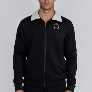 CREST - Zip-up sweatshirt - black CREST - Zip-up sweatshirt - black