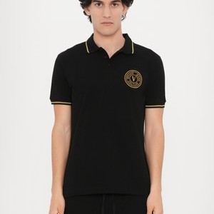 EMBLEM - Polo shirt - black/gold EMBLEM - Polo shirt - black/gold