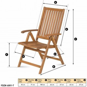 Садовое кресло Fieldmann FDZN 4001-T