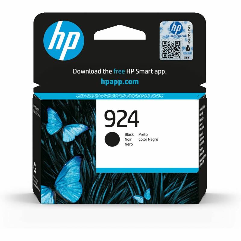 Картридж с оригинальными чернилами HP 924 Чёрный (1 штук)
