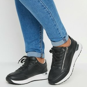 DETAIL IN WIDE FIT - Trainers - black DETAIL IN WIDE FIT - Trainers - black
