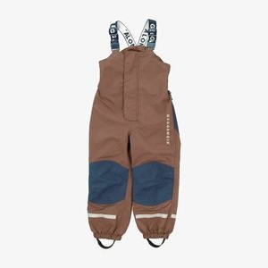 SHELL BIB - Rain trousers - brown SHELL BIB - Rain trousers - brown